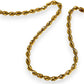 GOLD DEAL | 9ct (9K) Gold Novel Twisted Rope 49cm Chain