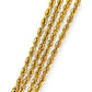 GOLD DEAL | 9ct (9K) Gold Novel Twisted Rope 49cm Chain