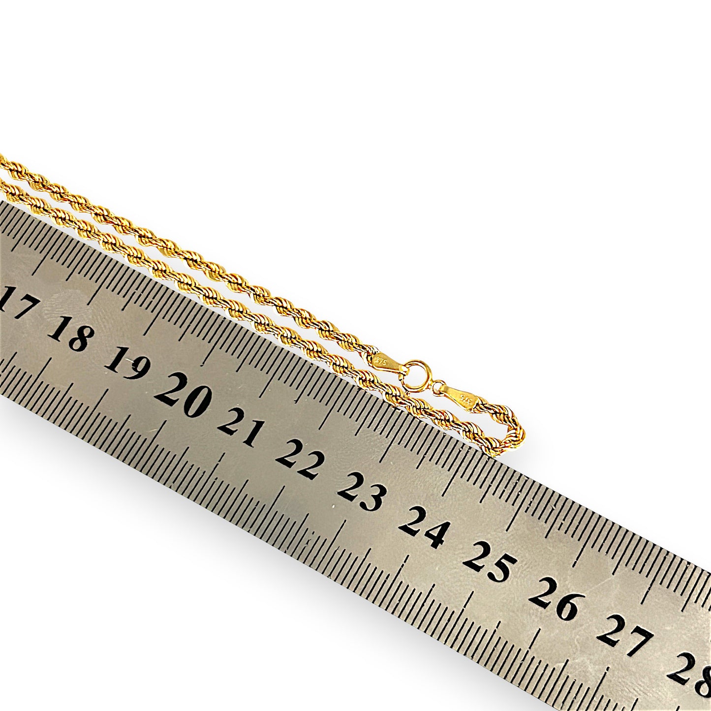 GOLD DEAL | 9ct (9K) Gold Novel Twisted Rope 49cm Chain