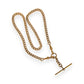GOLD DEAL | 9ct (9K) Gold Hefty 47cm Chain & T Bar