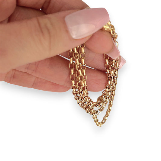 GOLD DEAL | 9ct (9K) Gold Timeless Belcher Chain 64cm x 2.5mm