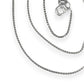 GOLD DEAL | 9ct White Gold Soft Box Chain Length 45cm