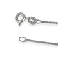 GOLD DEAL | 9ct White Gold Soft Box Chain Length 45cm