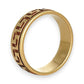 GOLD DEAL | 9ct (9K) Gold 6.9mm Vintage Greek Key Pattern Band Ring Size U