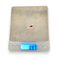9K Y/W Gold Two Tone Pendant with Ruby. R # 1048