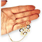 GOLD DEAL | 9ct Gold Eternity Circle Bib Necklace