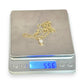 GOLD DEAL | 9ct (9K) Gold Necklace with CZ Oval Pendant