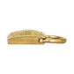 GOLD DEAL | 9K Gold Square Chunky Padlock