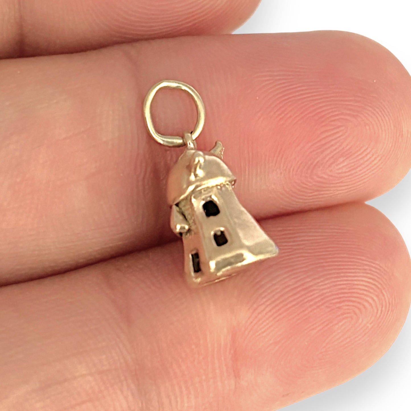 GOLD DEAL | 9ct (9K) old Vintage Lighthouse Charm/Pendant