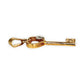 GOLD DEAL | 9K Gold 21st Heart Key Pendant