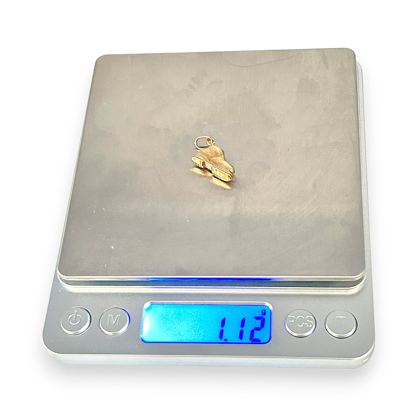 GOLD DEAL | 9ct Gold Boot Clock Charm / Pendant