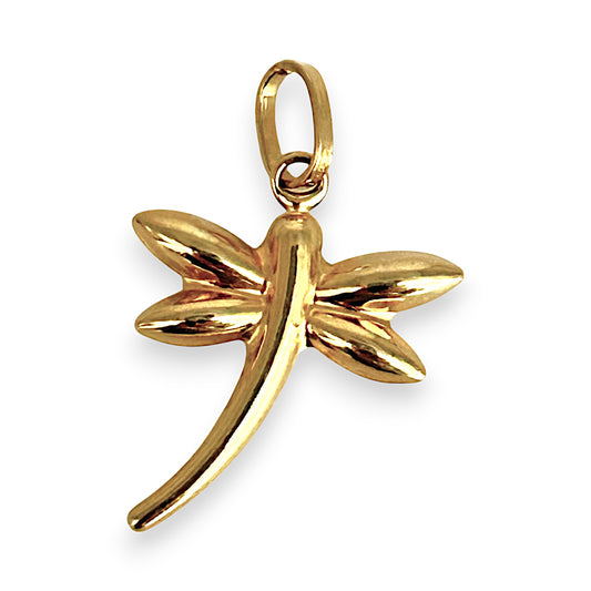 GOLD DEAL | 9K Gold Skyflutter Dragonfly Charm / Pendant Refurbished