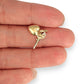 GOLD DEAL | 18K Gold Heart & Key Charm / Pendant, As New