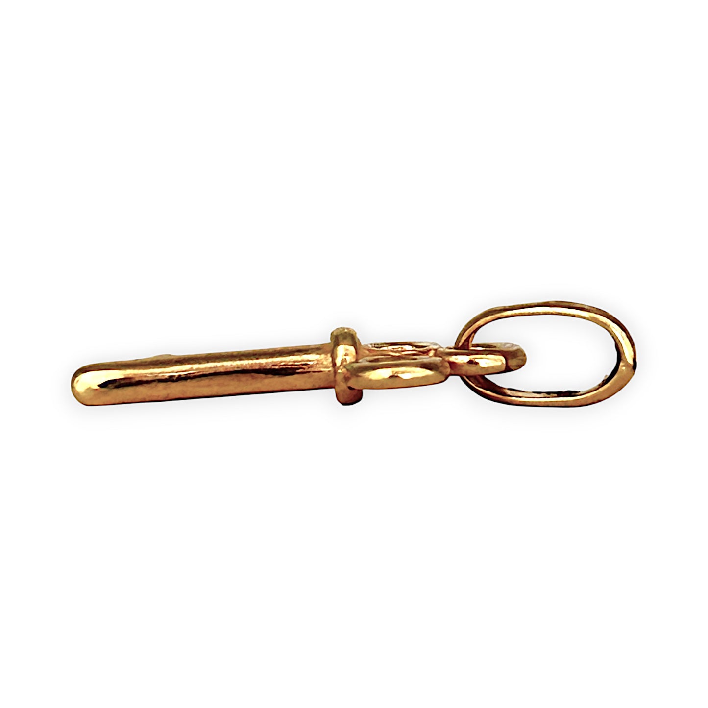 GOLD DEAL | 9ct (9K) Gold Vintage-Inspired Key Charm / Pendant Refurbished