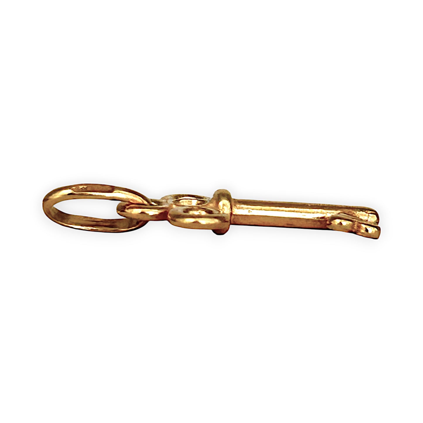 GOLD DEAL | 9ct (9K) Gold Vintage-Inspired Key Charm / Pendant Refurbished
