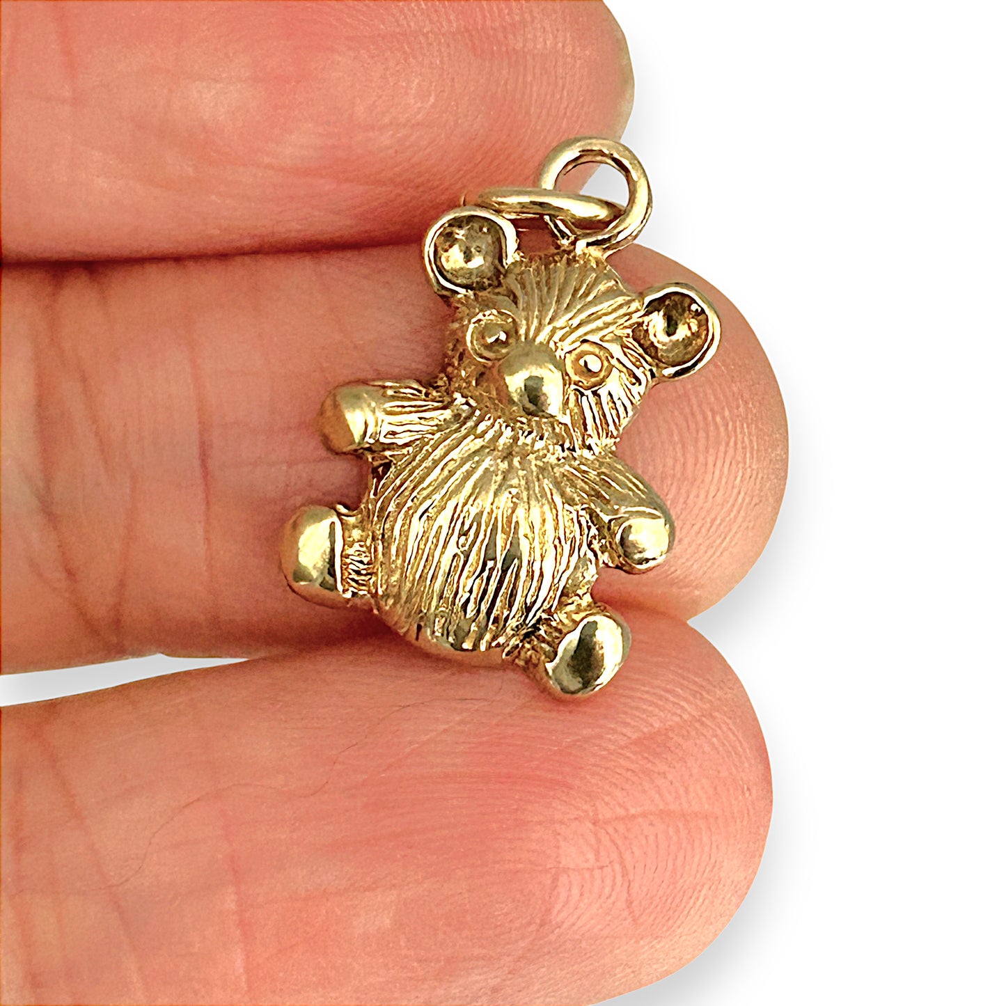GOLD DEAL | 9ct (9K) Gold Seated Teddy Bear Charm