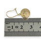 GOLD DEAL | 9ct (9K) Gold Glow Textured Drop Earrings