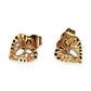 GOLD DEAL | 9ct Gold Heart Stud Earrings Earrings