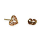 GOLD DEAL | 9ct Gold Heart Stud Earrings Earrings