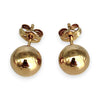 GOLD DEAL | 9ct (9K) Gold Minimalist Round Ball Earrings