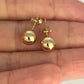 GOLD DEAL | 9ct (9K) Gold Minimalist Round Ball Earrings