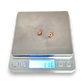 GOLD DEAL | 14ct (14K) Rose Gold Plated Silver Pandora Open Heart Stud Earrings