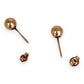 GOLD DEAL | 9ct (9K) Gold Minimalist Round Ball Stud Earrings 5.8mm