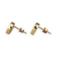 GOLD DEAL | 9ct (9K) Gold Heart Luxe Stud Earrings Refurbished
