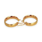 GOLD DEAL | 9ct (9K) Gold The Aurelia Hoop Earrings 23.8mm x 4.9mm