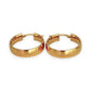 GOLD DEAL | 9ct (9K) Gold The Aurelia Hoop Earrings 23.8mm x 4.9mm