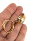 GOLD DEAL | 9ct (9K) Gold The Aurelia Hoop Earrings 23.8mm x 4.9mm