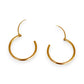 GOLD DEAL | 9ct (9K) Gold Minimalist Sleeper Earrings 18.8mm