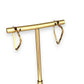 GOLD DEAL | 9ct (9K) Gold MICHAEL HILL Triangle Hoops Earrings