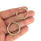 GOLD DEAL | 9ct (9K) Gold Bold Ripple Hoop Earrings 30.7mm