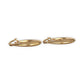 GOLD DEAL | 9ct (9K) Gold Luxe Ripple Hoop Earrings