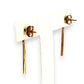 GOLD DEAL | 9ct (9K) Gold Refurbished Gleaming Elegance Drop Earrings 3.2cm