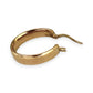 GOLD DEAL | 9ct (9K) Gold  Rounded Edge Classic Oval Hoop Earrings