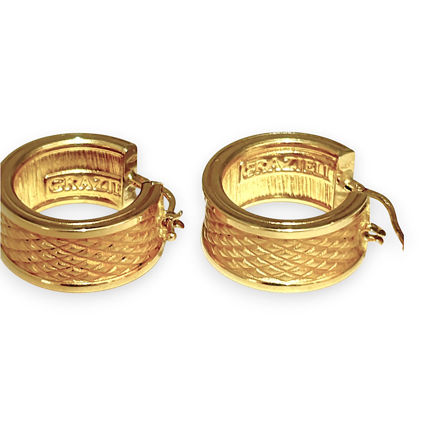 GOLD DEAL | 18ct (18K) Gold Graziella Hoop Earrings