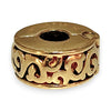 10K Gold Emma & Roe Pandora Solid Gold Clip Charm, R # 1152