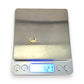 9ct Gold Plain Round Solid Gold Clip Charm. R # 1153