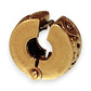 10K Gold Emma & Roe Pandora Solid Gold Clip Charm, R # 1157