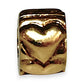 14K Gold Pandora Hearts Solid Gold Clip Charm. R # 1158
