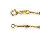 GOLD DEAL | 18ct (18K) Gold Y/W Two Tone Channel & Beads Bracelet Length 19.5cm