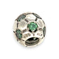 SILVER DEAL | Pandora Sterling Silver Charm - Green Soccer Ball