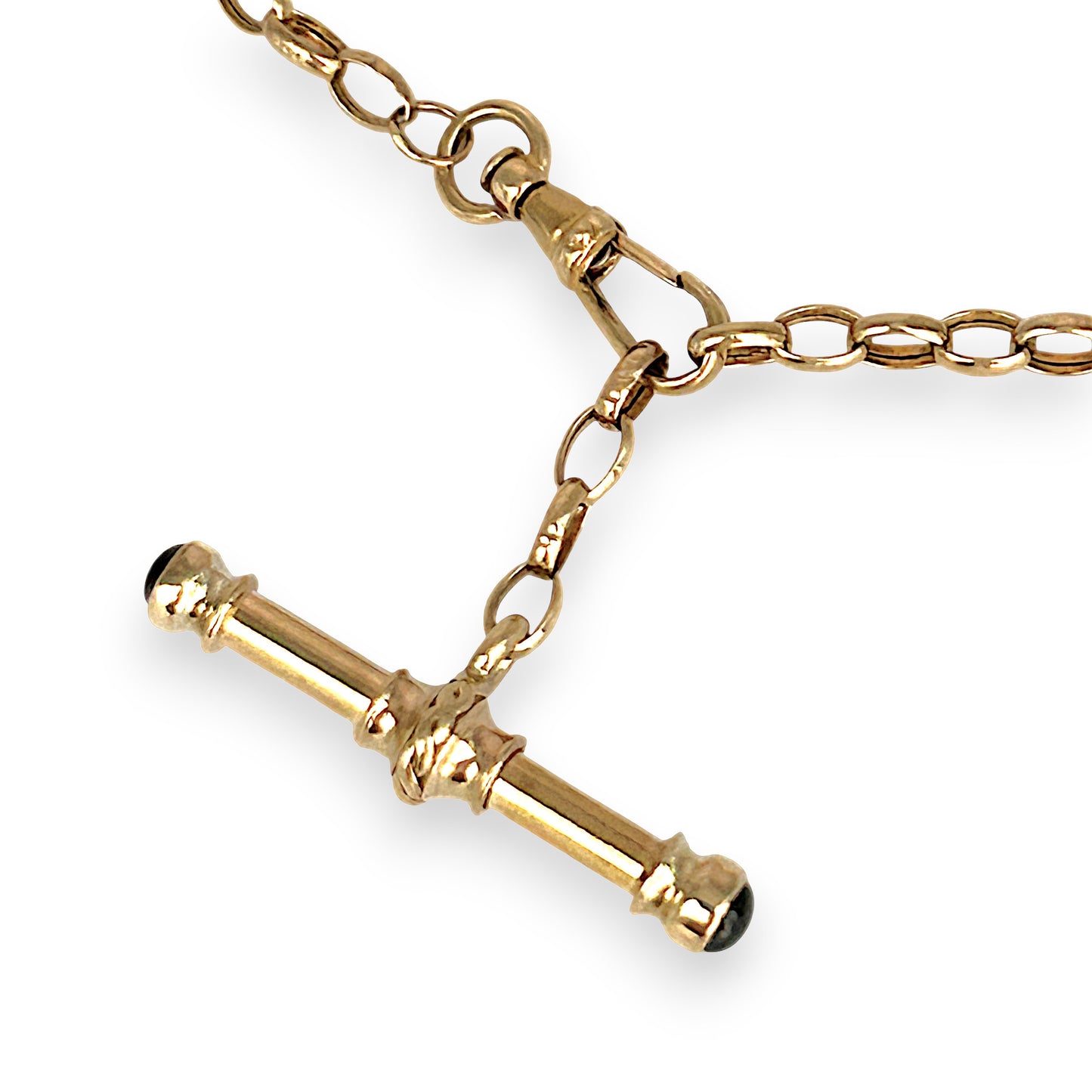 GOLD DEAL | 9ct (9K) Gold Vintage Luxe Belcher Chain with T Bar 44cm