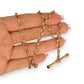GOLD DEAL | 9ct (9K) Gold Vintage Luxe Belcher Chain with T Bar 44cm