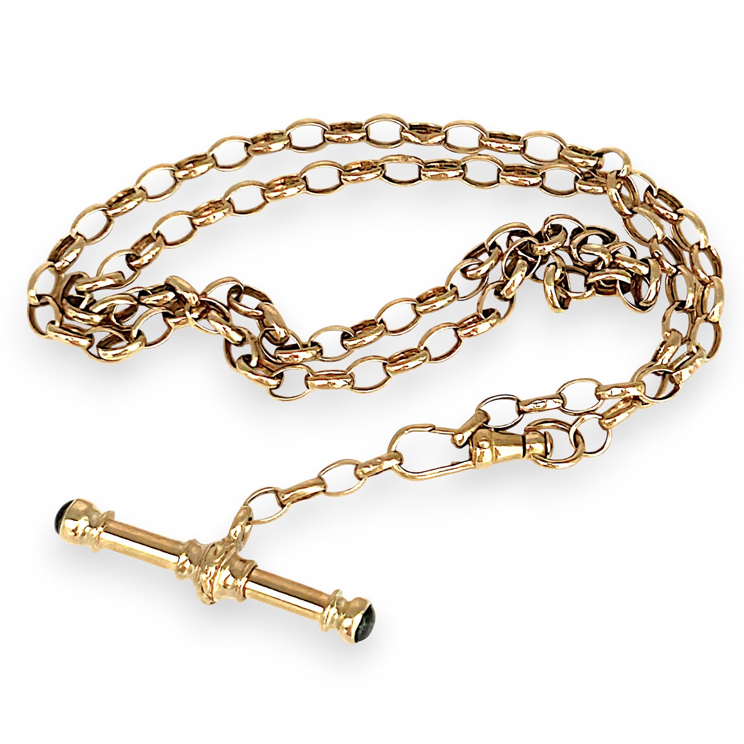 GOLD DEAL | 9ct (9K) Gold Vintage Luxe Belcher Chain with T Bar 44cm
