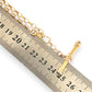 GOLD DEAL | 9ct (9K) Gold Vintage Luxe Belcher Chain with T Bar 44cm