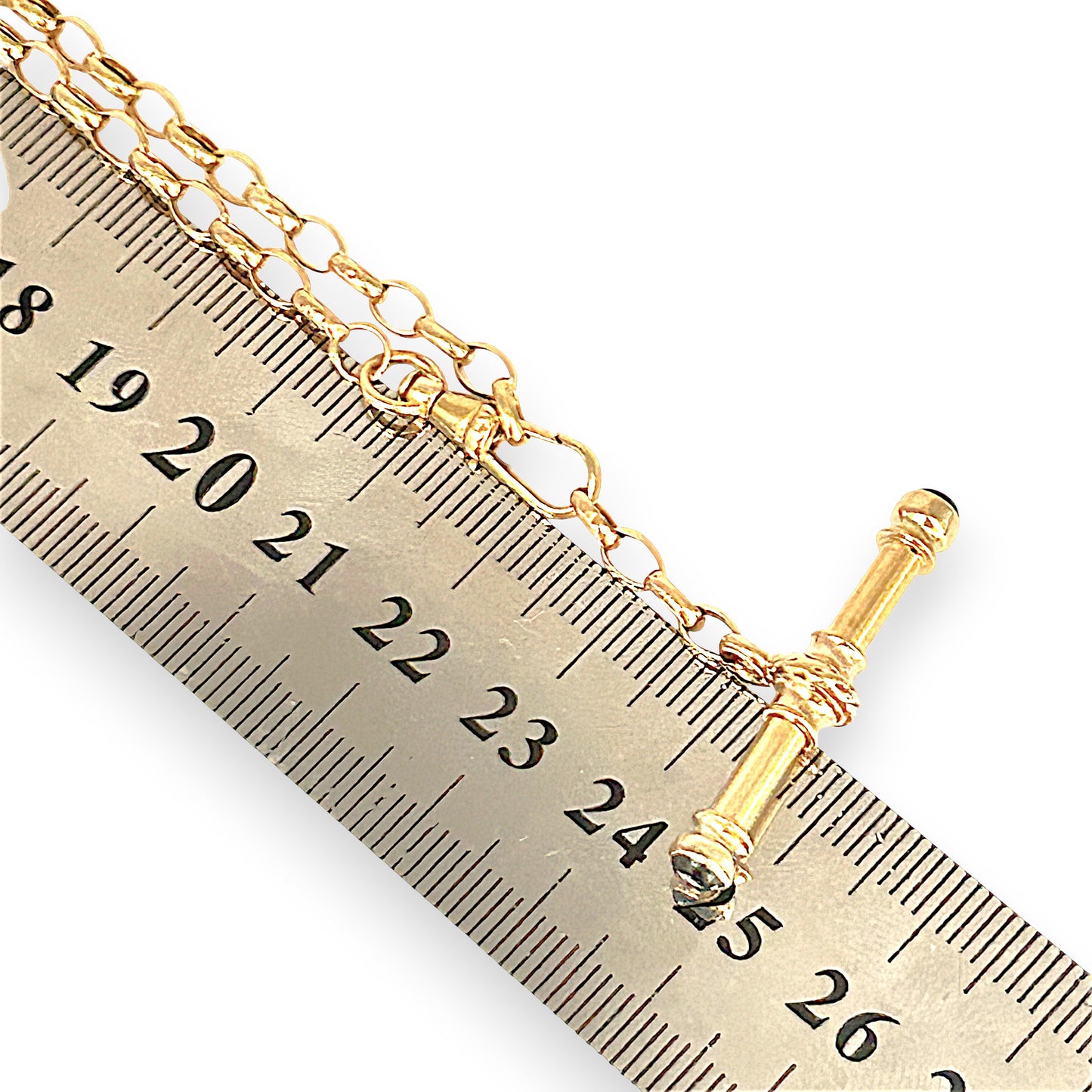 GOLD DEAL | 9ct (9K) Gold Vintage Luxe Belcher Chain with T Bar 44cm