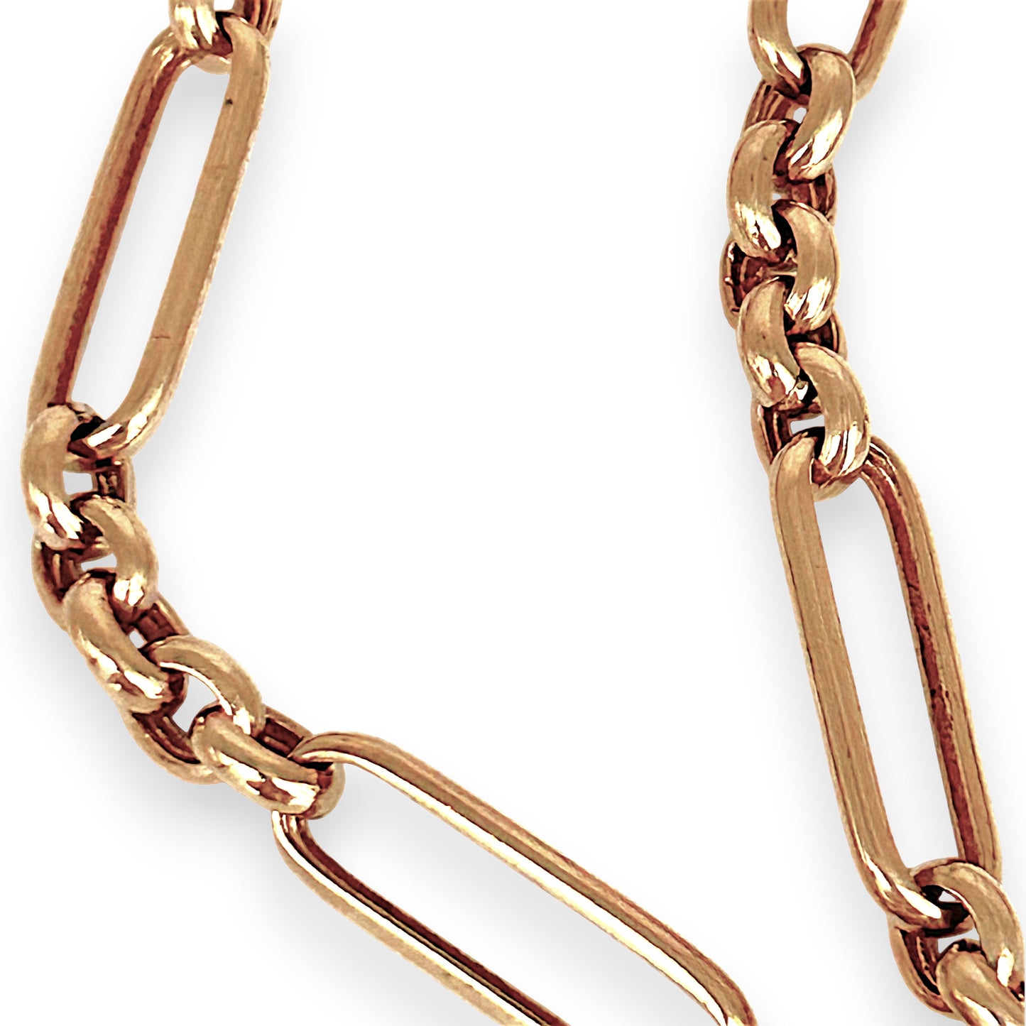 GOLD DEAL | 9ct (9K) Gold Prestige Figaro Chain T Bar, Stunning Investment. Valuation $9,000